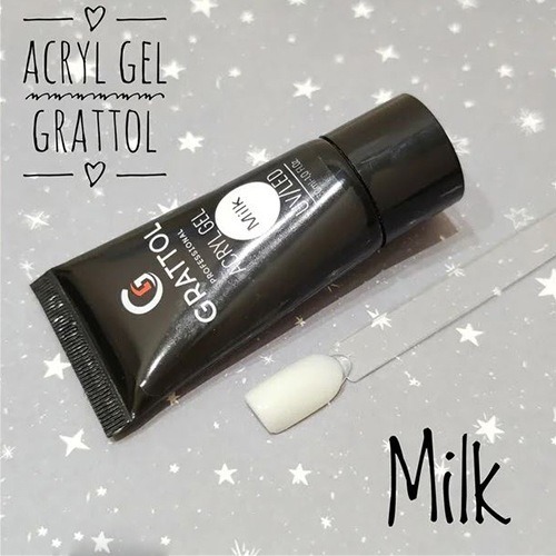 akril gel grattol acryl gel milk