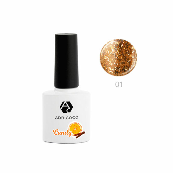 gel lak adricoco candy № apelsin s koriczej  ml