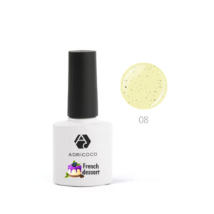 gel lak adricoco french dessert № limonnyj klafuti  ml