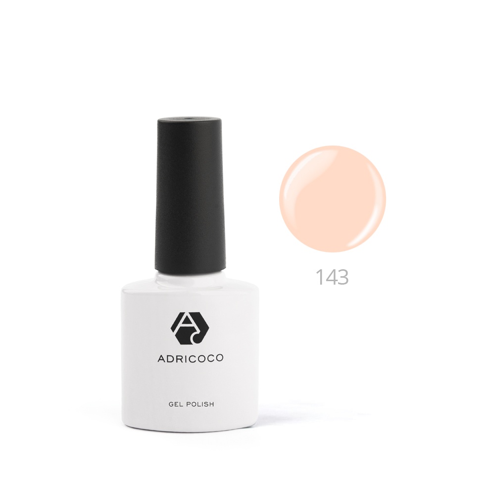 Elite Nails в Гомеле Гель-лак ADRICOCO №143 абрикосовый лед, 8 мл 2 gel lak adricoco № ml
