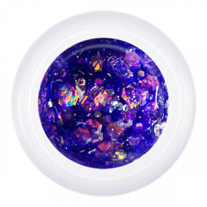 korean gel violet gel dlya dizajna s glitterom gr