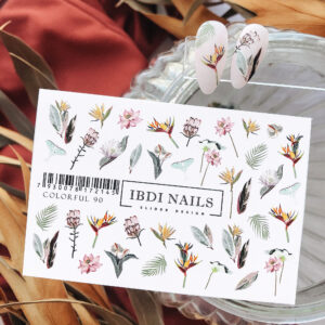 slajder dizajn ibdi nails colorful №  sht