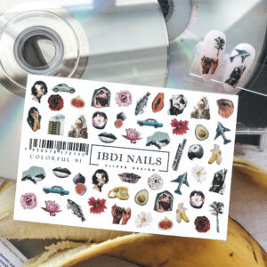 slajder dizajn ibdi nails colorful №  sht