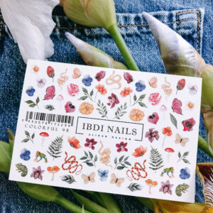 slajder dizajn ibdi nails colorful №  sht