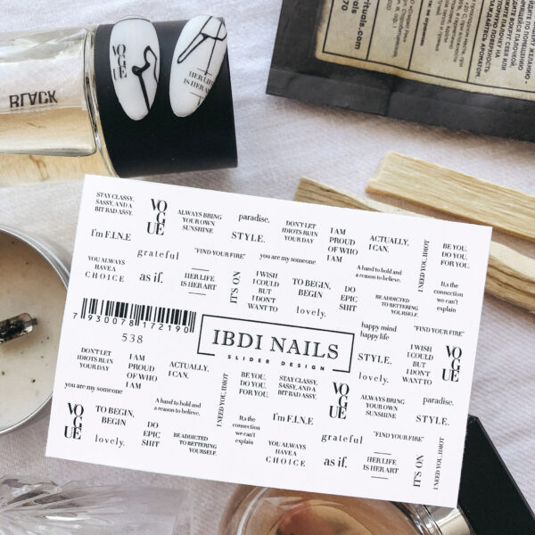 slajder dizajn ibdi nails №  sht