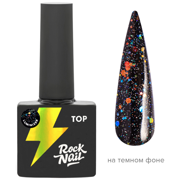 top rocknail luminizer top no wipe  ml