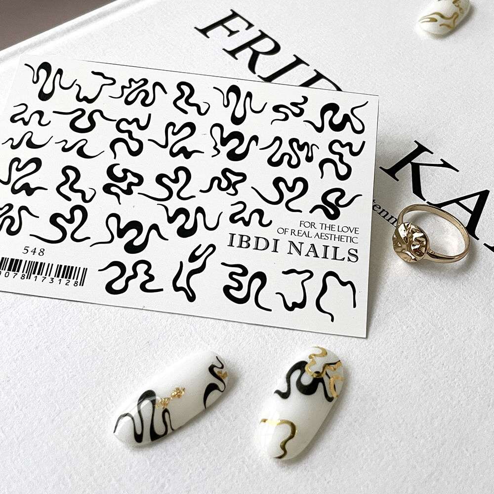 Elite Nails в Гомеле Слайдер-дизайн IBDI NAILS №548, 1 шт 3 Слайдер дизайн №548