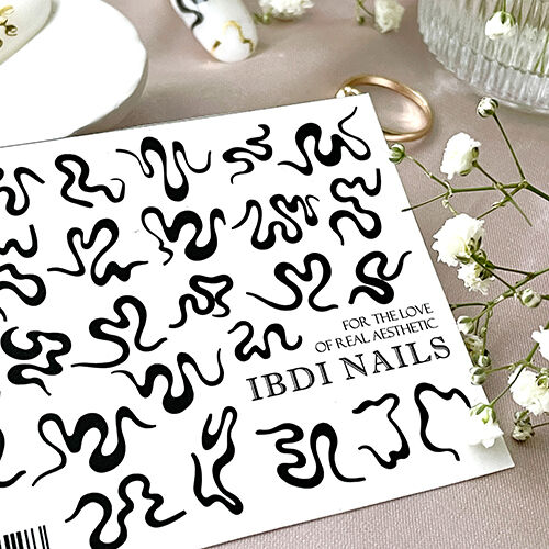 Elite Nails в Гомеле Слайдер-дизайн IBDI NAILS №548, 1 шт 2 Слайдер дизайн №548