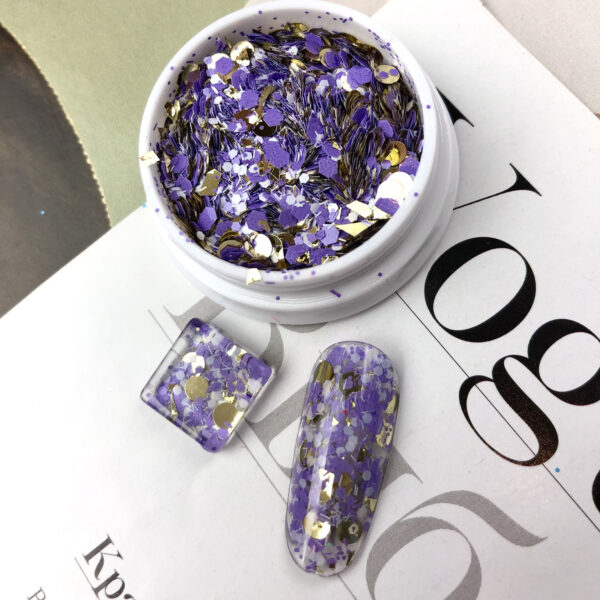 Глиттер Ibdi Confetty Mix Lilac