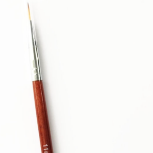 Кисть Nail Art для для дизайна "волосок" 11 мм красное дерево в тубе