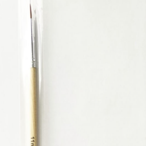 Кисть Nail Art тонкая для дизайна 11 мм (натур дерево)