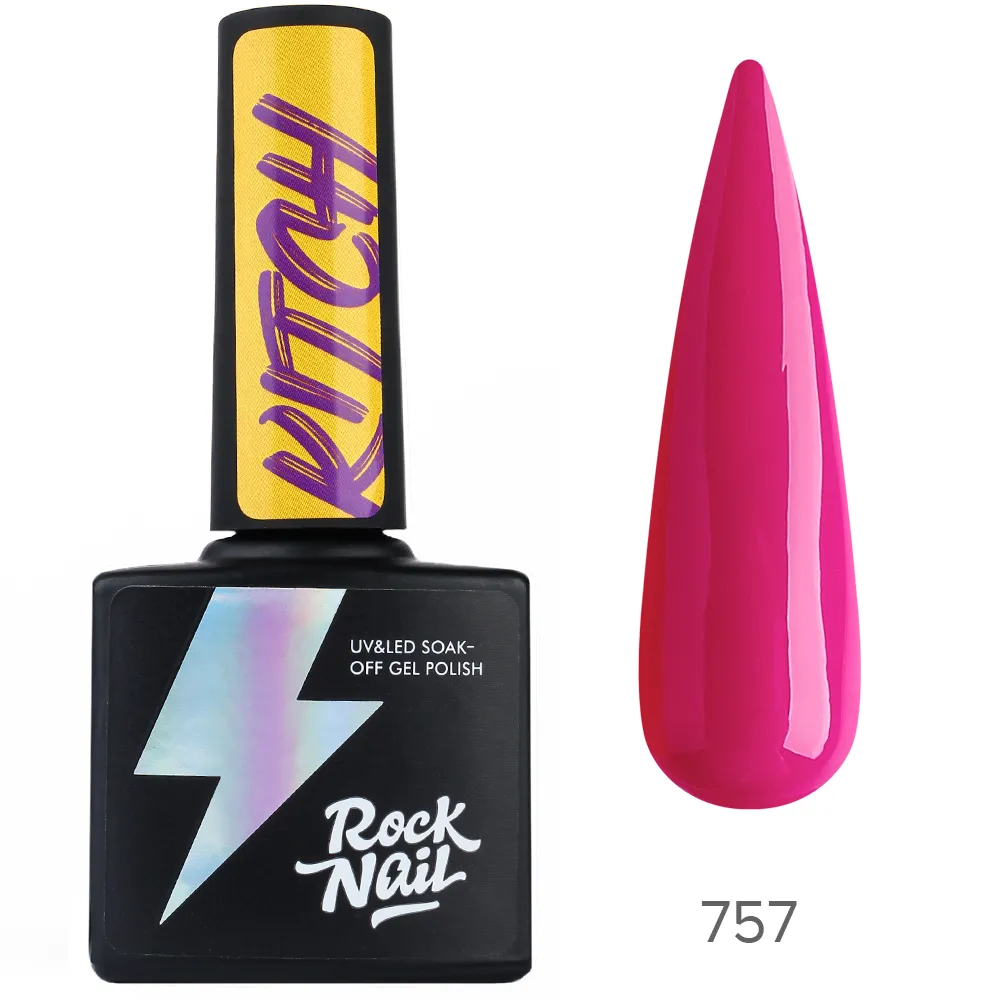 Elite Nails в Гомеле Гель-лак ROCKNAIL Kitch №757 I Don’t Do Normal, 10 мл 2 Гель-лак Rocknail Kitch 757 I Don't Do Normal