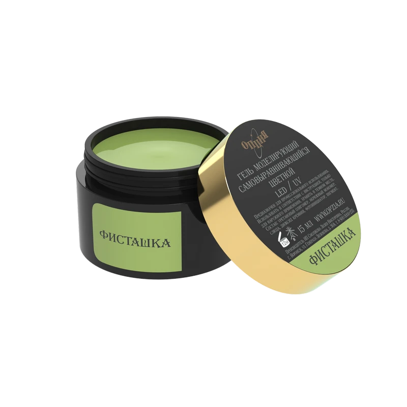 Elite Nails в Гомеле Гель ОПЦИЯ цветной Фисташка, 15 мл 2 Fistashka 15ml Result