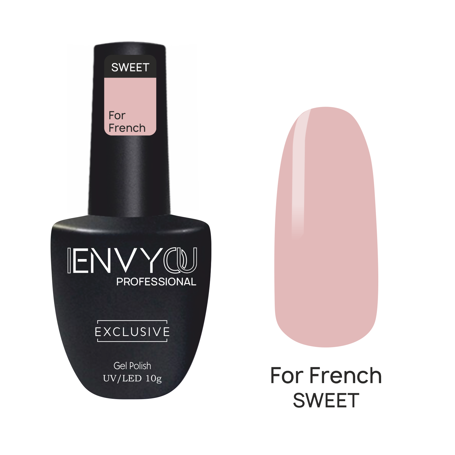 Elite Nails в Гомеле Гель-лак I ENVY YOU For French №05 Sweet, 10 мл 2 Гель-лак I ENVY YOU For French №05 Sweet, 10 мл 2