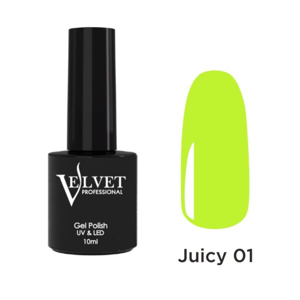 Velvet, Гель лак Juicy 01 (10мл)