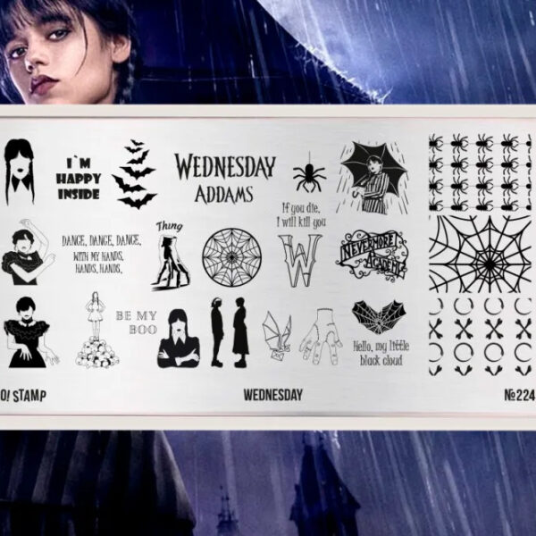 Пластина для стемпинга Go! Stamp 224 Wednesday