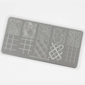Пластина для стемпинга SWANKY STAMPING №148, 1 шт
