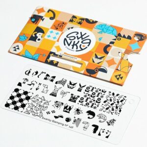Пластина для стемпинга SWANKY STAMPING №149, 1 шт 2
