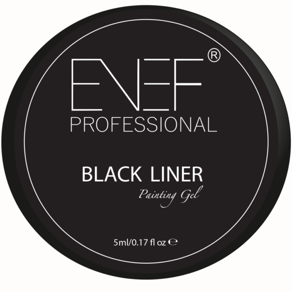 Гель-краска ENEF Black Liner, 5 мл 2