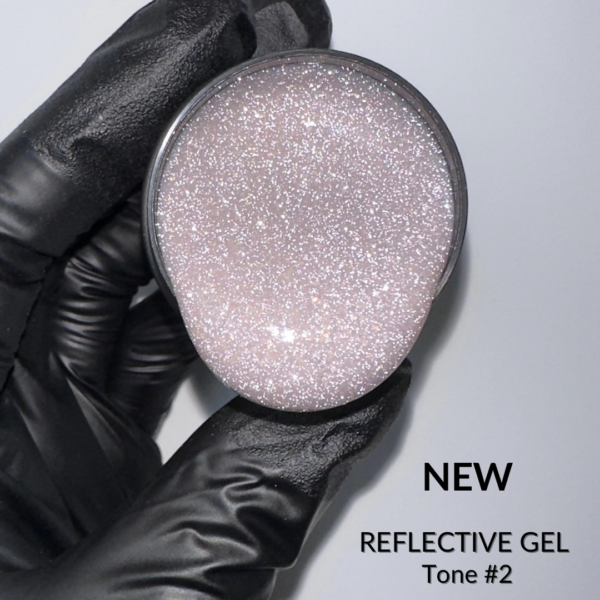Гель ENEF PROFESSIONAL Reflective Gel №02, 15 мл 2