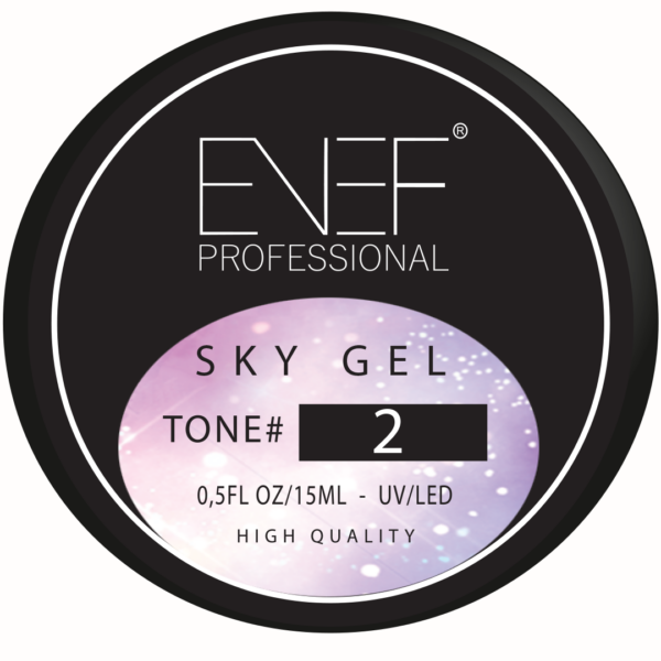 Гель ENEF PROFESSIONAL Sky Gel №02, 15 мл 2