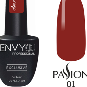 Гель-лак I ENVY YOU Passion №01, 10 мл 2