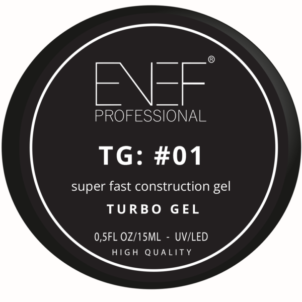 Гель ENEF PROFESSIONAL Turbo Gel №01, 15 мл 2