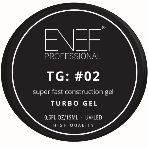 Гель ENEF PROFESSIONAL Turbo Gel №02, 15 мл 2