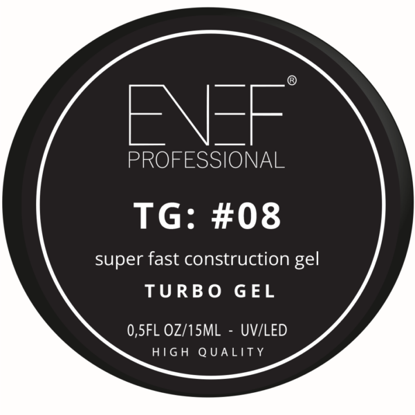Гель ENEF PROFESSIONAL Turbo Gel №08, 15 мл 2