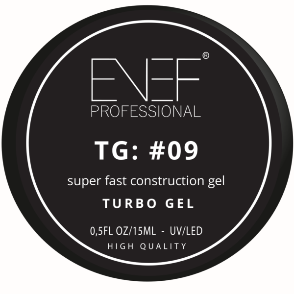 Гель ENEF PROFESSIONAL Turbo Gel №09, 15 мл 2