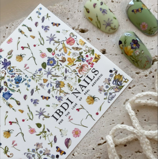 Слайдер-дизайн IBDI NAILS COLORFUL №237, 1 шт 2
