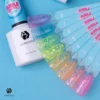 Гель-лак ADRICOCO Bubble Gum с цветной неоновой слюдой №01 Малиновый джем, 8 мл 4