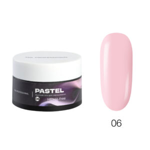 Гель для наращивания TNL Professional Pastel HEMA-Free, жесткий №06 Розовый нюд, 30 мл