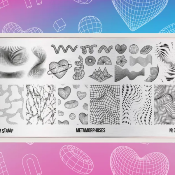 Пластина для стемпинга GO STAMP №310 Metamorphoses, 1 шт 2