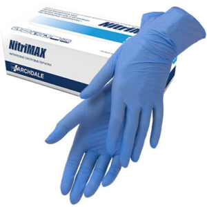 Перчатки NITRIMAX нитриловые S голубые, 50 пар