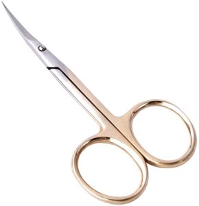 Ножницы SILVER STAR маникюрные для кутикулы НСС-6 GOLD, 1 шт