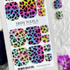 Пленки для педикюра IBDI NAILS №111 Rainbow LEO, 1 шт 3