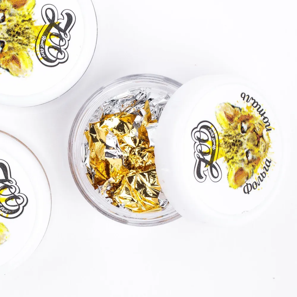 Elite Nails в Гомеле Фольга ZOO NAIL ART №1544 двусторонняя серебро/золото, 14*14 см 2 Фольга ZOO NAIL ART №1544 двусторонняя серебро/золото, 14*14 см 2