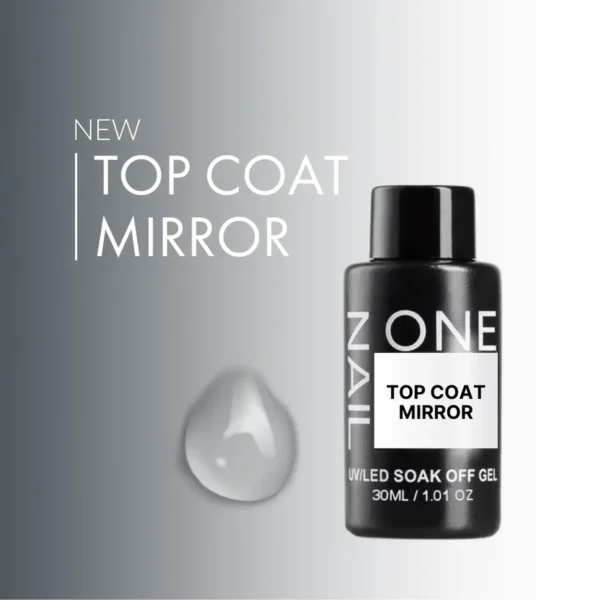 Топ ONENAIL для гель-лака Top Coat Mirror, 30 мл 2