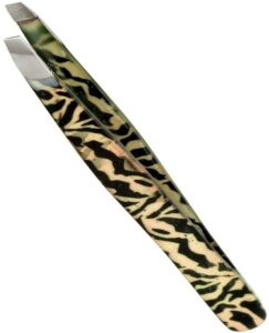 Пинцет SILVER STAR Classic AT-9904 косой цветной, 1 шт