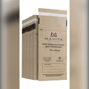 Крафт-пакеты MANITA бумажные 75*150 мм, 100 шт