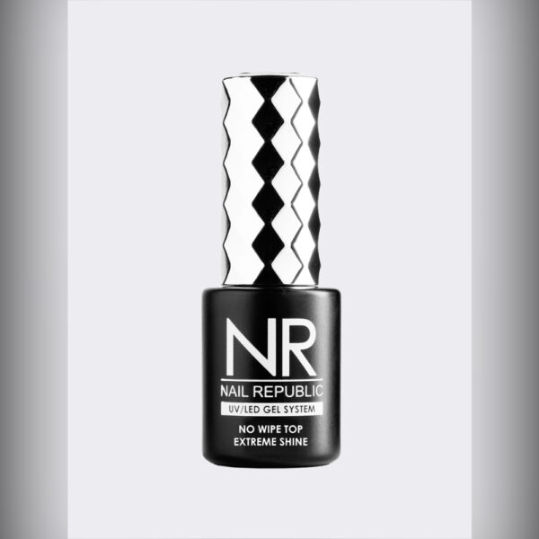 Топ NAIL REPUBLIC TOP NO WIPE Extreme Shine, 10 мл 2