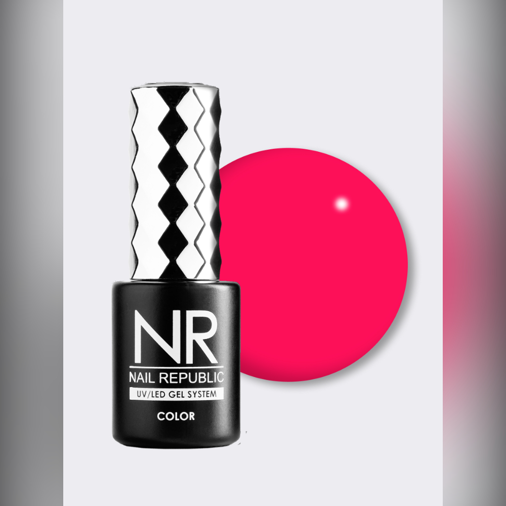 Elite Nails в Гомеле Гель-лак NAIL REPUBLIC NR-212 Neon Пламенная маджента Крайола, 10 мл 2 Гель-лак NAIL REPUBLIC NR-212 Neon Пламенная маджента Крайола, 10 мл 2