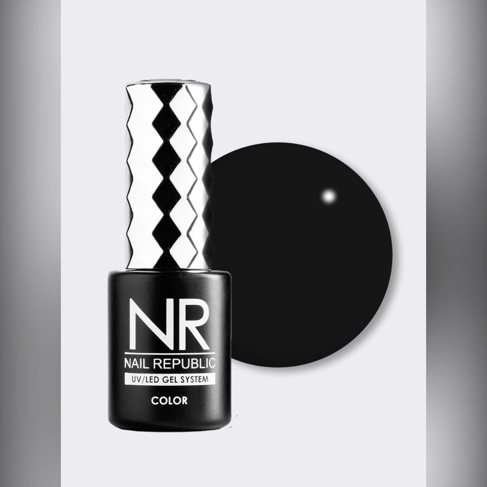 Elite Nails в Гомеле Гель-лак NAIL REPUBLIC NR-100 Classic\Vamp черный, 10 мл 2 Гель-лак NAIL REPUBLIC NR-100 Classic\Vamp черный, 10 мл 2