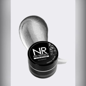 Гель-краска NAIL REPUBLIC Mirror Silver, зеркальное серебро, 5 г