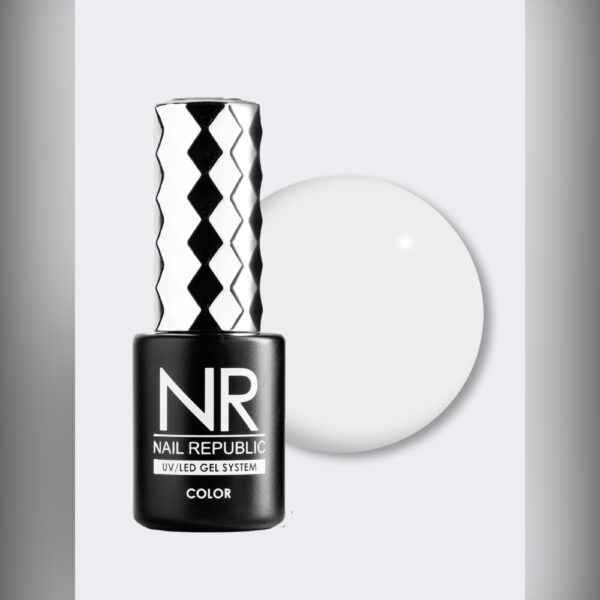 Гель-лак NAIL REPUBLIC NR-001 Classic\Vamp ярко-белый, 10 мл 2