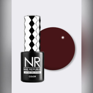 Гель-лак NAIL REPUBLIC NR-199 Safari, Махагон коричневый, 10 мл