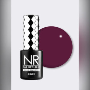 Гель-лак NAIL REPUBLIC NR-167 Cherry lady, темно-сливовый, 10 мл