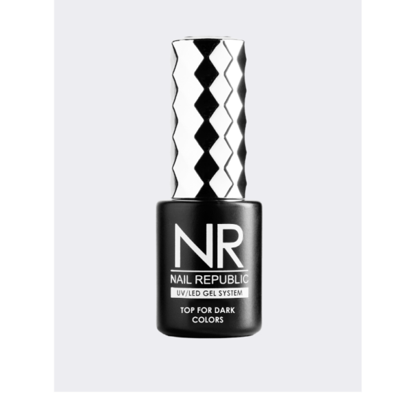Топ NAIL REPUBLIC TOP FOR DARK COLOR, 10 мл 2