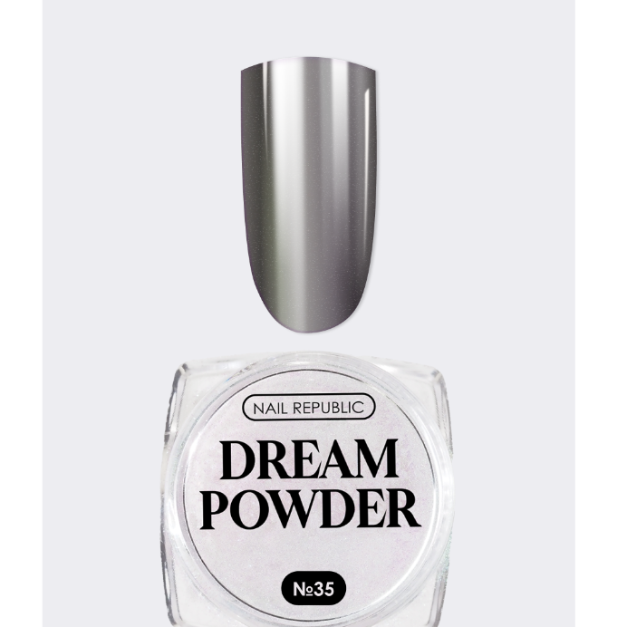 Elite Nails в Гомеле Втирка NAIL REPUBLIC жемчужная DREAM POWDER №35, 0,2 г 3 Втирка NAIL REPUBLIC жемчужная DREAM POWDER №35, 0,2 г 3